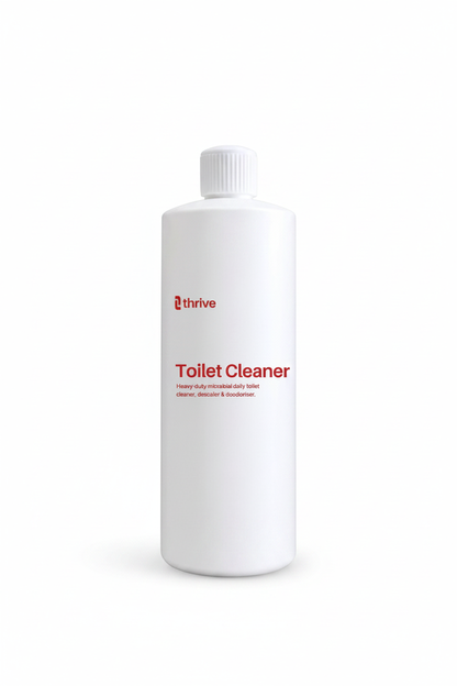 Toilet Cleaner bottle on white background