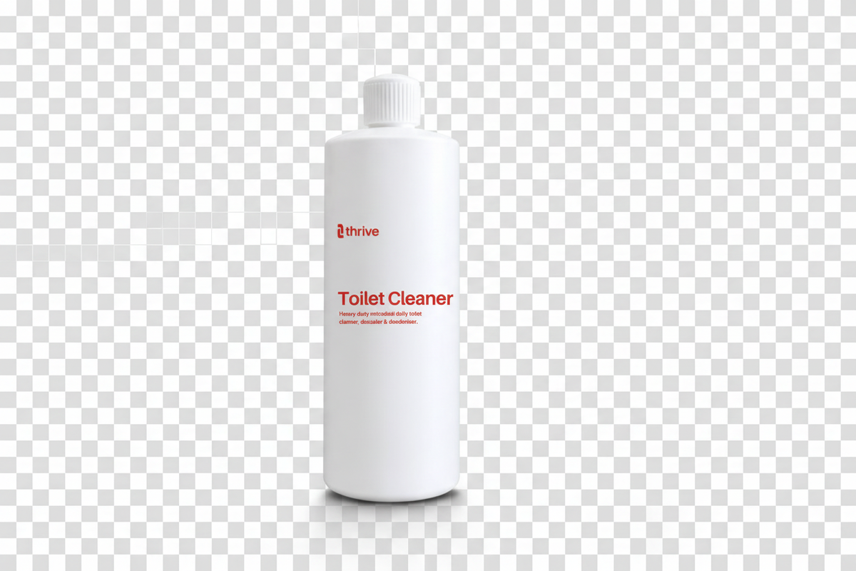 Toilet Cleaner bottle on transparent background