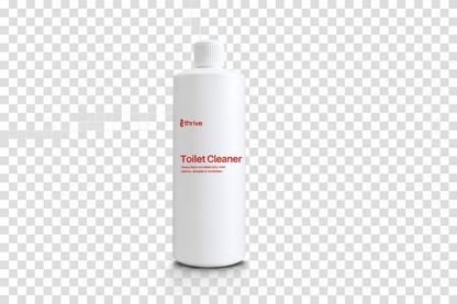 Toilet Cleaner bottle on transparent background